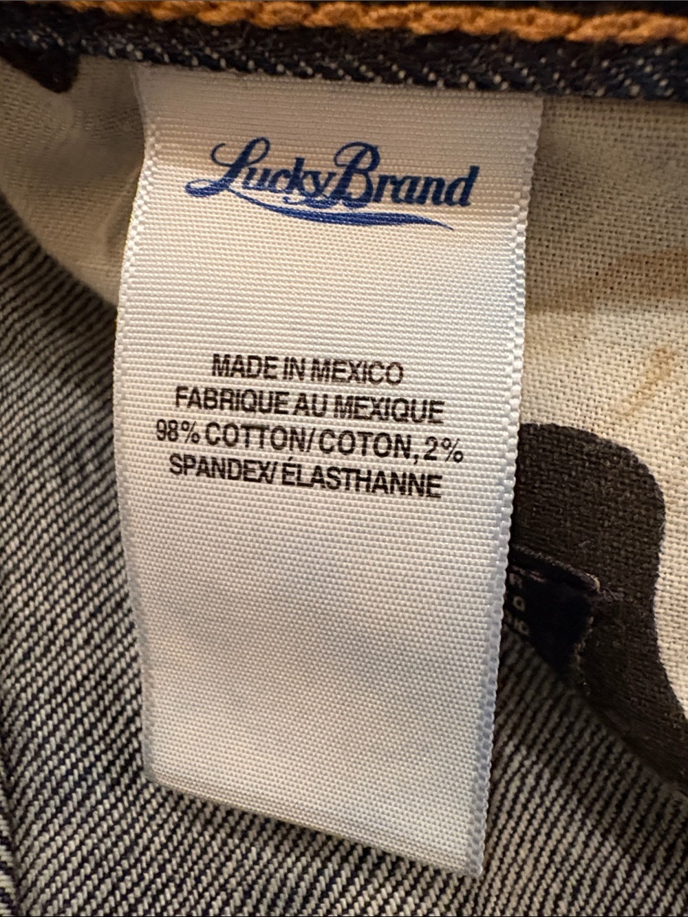 Lucky Brand Men's Dark Indigo Straight Jeans - Picture 3 of 6